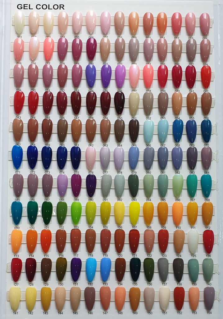 SierraTravers Color Chart 2020!